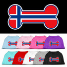 Norway Flag Screen Print Pet Shirt | PrestigeProductsEast.com