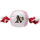Oakland A's Nylon Baseball Rope Pet Toy  | PrestigeProductsEast.com