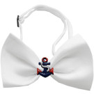 Patriotic Anchors Chipper Pet Bow Tie | PrestigeProductsEast.com