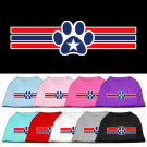 Patriotic Star Screen Print Pet Shirt | PrestigeProductsEast.com