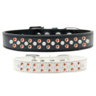 Sprinkles Dog Collar Pearl and Orange Crystals | PrestigeProductsEast.com