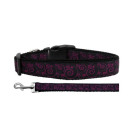 Pink and Black Swirly Nylon Ribbon Collars | PrestigeProductsEast.com