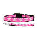 Pink Skulls Nylon Ribbon Collars | PrestigeProductsEast.com