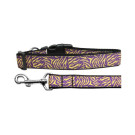 Purple and Yellow Tiger Stripes Nylon Ribbon Collars | PrestigeProductsEast.com