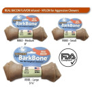 Rawhide Style Bacon BarkBone Dog Chew Toy | PrestigeProductsEast.com