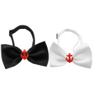 Red Anchors Chipper Pet Bow Tie | PrestigeProductsEast.com