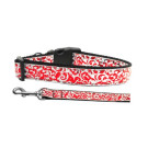 Red and White Shimmer Nylon Ribbon Collars | PrestigeProductsEast.com