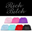 Rich Bitch Rhinestone Pet Shirt | PrestigeProductsEast.com