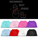 Snowman's Best Friend Rhinestone Shirt | PrestigeProductsEast.com