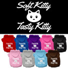 Softy Kitty, Tasty Kitty Screen Print Pet Hoodies | PrestigeProductsEast.com