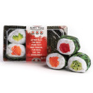 Fabcat Sushi Tray with 6 Sushi Rolls | Cat Toys | PrestigeProductsEast.com