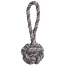 Mauve Tri-Color Knot Rope Dog Toy | PrestigeProductsEast.com