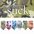 Vampires Suck Screen Print Bandana | PrestigeProductsEast.com