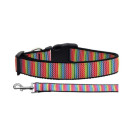 Zigzaggy Rainbow Nylon Ribbon Collars | PrestigeProductsEast.com