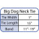 Dog Neck Tie Size Chart