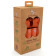 Biodegradable Poop Bags - Orange w/White Paws 24 Roll Box