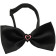 Black and Pink Hearts Chipper Pet Bow Tie