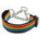 Rainbow Striped Martingale Nylon Ribbon Collars