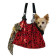 RunAround Pet Carrier Tote w/ Animal Foil - Red