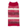Hotel Doggy Striped Rib Turtleneck Sweater - Red